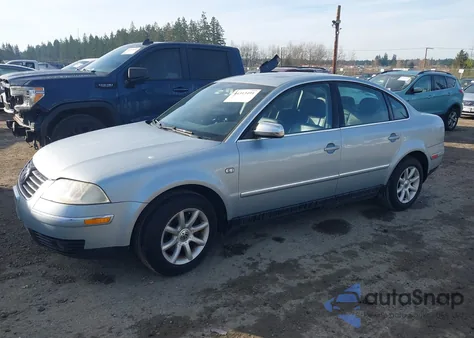 2004 Volkswagen Passat Gls из США, поврежденный, VIN WVWPD63B34E167075
